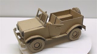 How to make a car from cardboard [upl. by Minnaminnie]