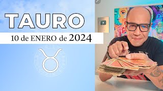 TAURO  Horóscopo de hoy 10 de Enero 2024 [upl. by Acinor763]