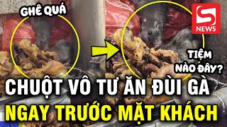 quotĐầu bếpquot Gia Huy vô tư mò vào khay đùi gà trong quán ăn khiến thực khách kinh hãi [upl. by Kathryne81]