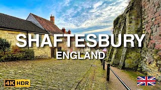 Shaftesbury England  Walk Around Dorsets Most Beautiful Village — Gold Hill amp Town 4K Walking Tour [upl. by Mohsen]