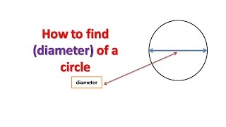 How to find diameter of a Circle [upl. by Andreas]