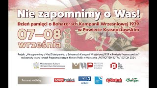 Dzień pamięci o Bohaterach Kampanii Wrześniowej 1939 w Powiecie Krasnostawskim [upl. by Nerrat211]