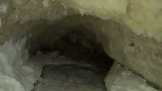 Lafontaine Beach Ice Caves  Georgian Bay Ontario Canada [upl. by Aramoy252]