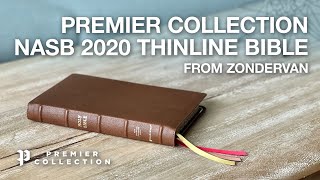 Bible Review – Premier Collection NASB 2020 Thinline from Zondervan [upl. by Zilvia]