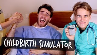 MEET THE ZALFIE BABY  CHILDBIRTH SIMULATOR [upl. by Esilram]