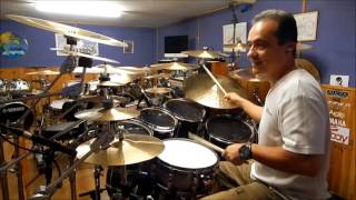 Louis Bertignac Ces idées la drum cover Franck Cascalès [upl. by Eustatius]