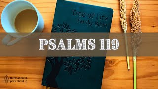 PSALMS Chapter 119 Messianic Jewish Bible  TLV [upl. by Petulah861]