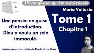 Maria Valtorta  Tome 1 chapitre 1  LEvangile tel quil ma été révélé [upl. by Myna231]