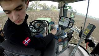 Kabinenansicht Weizen Säen Fendt 828 S4 Cabview [upl. by Tunk]