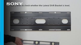 How to wall mount your Sony LED TV  Sony [upl. by Leopoldeen]