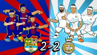 🤜🏻🥋22 EL CLASICO KUNGFU FIGHTING🥋🤛🏻 Barcelona vs Real Madrid highlights goals 2018 [upl. by Anairda87]