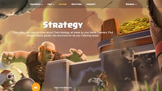 MUITAS NOVIDADES NO SITE OFICIAL DO CLASH OF CLANS [upl. by Frodi]