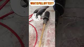 Pull off test of rebar [upl. by Lonergan167]