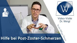 Post Zoster Neuralgie Zosterschmerzen Nervenschmerzen durch den Herpes  Dauer amp Schmerztherapie [upl. by Naihtniroc]