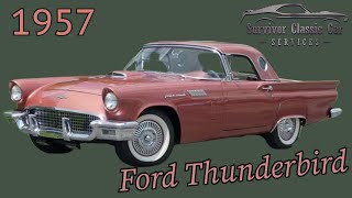 Baby Bird 1957 Ford Thunderbird 312 V8 for sale Survivor Classic Cars Tampa Florida T Bird [upl. by Bundy51]