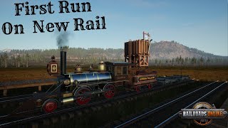 First Run Of The New Railroad In RailRoads Online [upl. by Hsirehc]