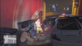 Messing around as Cops and FBI in GTA Online Part 3  Funny moments Cop chases Hunting bountys [upl. by Nelie]