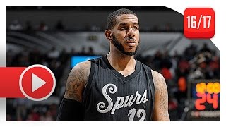 LaMarcus Aldridge Full Highlights vs Bulls 20161225  33 Pts 9 Reb 1520 FGM [upl. by Henley]