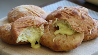 Gorditas de harina rellenas de queso 🥟 ¡Con sartén 🍳 [upl. by Rupert202]