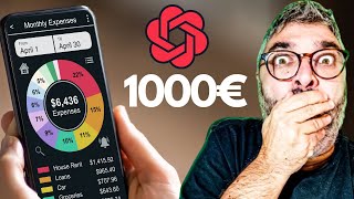 3 APP di ChatGPT per Guadagnare 1000€ online💵 La terza è mia [upl. by Trout]