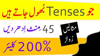 Revise 12 Tenses in English Grammar with Examples in JUST 45 Minutes  Vocabineer [upl. by Frulla131]