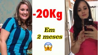 COMO EMAGRECI 20kG EM 2 MESES  como perdi peso tão rápido  Nailane Oleisak [upl. by Lidaa813]