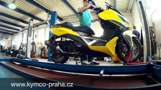 Kymco Xciting 400i ABS TurboKit H2  instalation [upl. by Willett340]