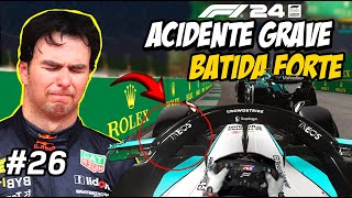 F1 24 MODO CARREIRA EP 26  ACIDENTE FATAL NA ARABIA [upl. by Celesta]