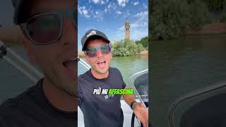 Murano Burano e Torcello in barca barche fuoribordo nautica mare imparaconyoutube [upl. by Nosahc]