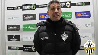 DECLARACIONS  ROBERTO BAS ANALITZA EL ONTINYENT 1931 CF 00 FC VILLARREAL C J820242025 [upl. by Ursala]