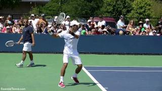 Novak Djokovic Forehand in Slow Motion HD [upl. by Nelrah]