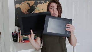 Wacom Tablet Small Intuos Pro VS Medium Intuos5  Which One To Get  Size Comparison [upl. by Madaih902]