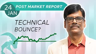 TECHNICAL BOUNCE Post Market Report 24Jan24 [upl. by Christianity876]