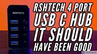 RSHTECH 4 Port USB C Hub It Should Have Been Good Instead Its Was Inconsistent TodayIFeelLike [upl. by Burd659]