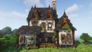 Minecraft How to Build a Big House Tutorial [upl. by Niarb]