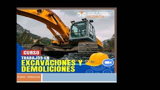 Curso quotExcavaciones y Zanjasquot [upl. by Yreffej]