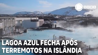 Lagoa Azul fecha temporariamente após terremotos [upl. by Eul]