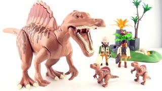 Playmobil Dinos Spinosaurus  Nest with Spinosaurus babies and eggs 4174  Dinosaur toys for kids [upl. by Llennol202]