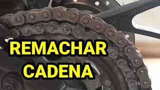 POR QUÉ REMACHAR la CADENA de la MOTO [upl. by Ettigdirb]