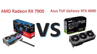 AMD Radeon RX 7900 XTX vs Asus TUF GeForce RTX 4090 [upl. by Yekcim]