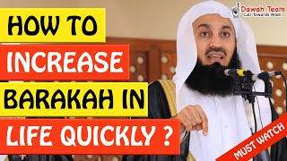 🚨HOW TO INCREASE BARAKAH IN YOUR LIFE QUICKLY🤔  MUFTI MENK [upl. by Devon]