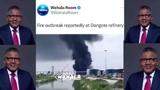 Dangote Refinery on Fire [upl. by Mohandas]