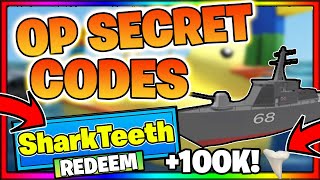 2021 ALL NEW OP SECRET CODES Roblox SharkBite [upl. by Ahsiekin470]