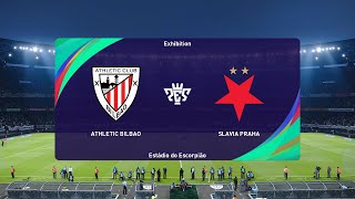 Athletic Bilbao vs SK Slavia Praha 24102024 UEFA Europa League PES 2021 [upl. by Jain585]