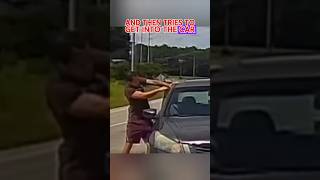 Road Rager Breaks Window With Bare Hands [upl. by Flanigan]