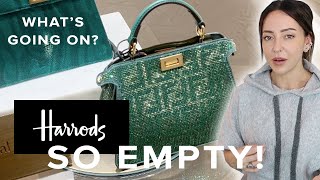 I Went Shopping in Harrods WHY IS IT SO QUIET  Shopping VLOG [upl. by Rabi]