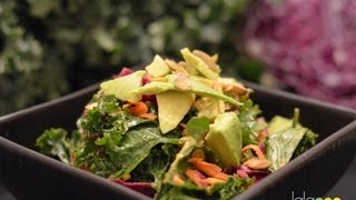 Lalaraw  Kale cabbage salad with sweet tahini dressing [upl. by Danais]