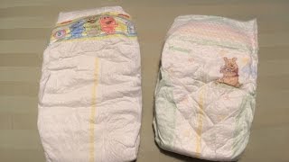 Pampers vs Huggies diaper comparison [upl. by Atteyek528]