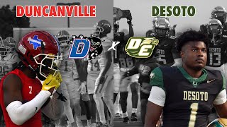 1 Duncanville vs 4 Desoto NATIONALLY RANKED GAME OF THE YEAR 2024 Texas High School Football [upl. by Julio]