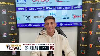 Intervista al difensore del Potenza Calcio Cristian Riggio [upl. by Namsaj430]